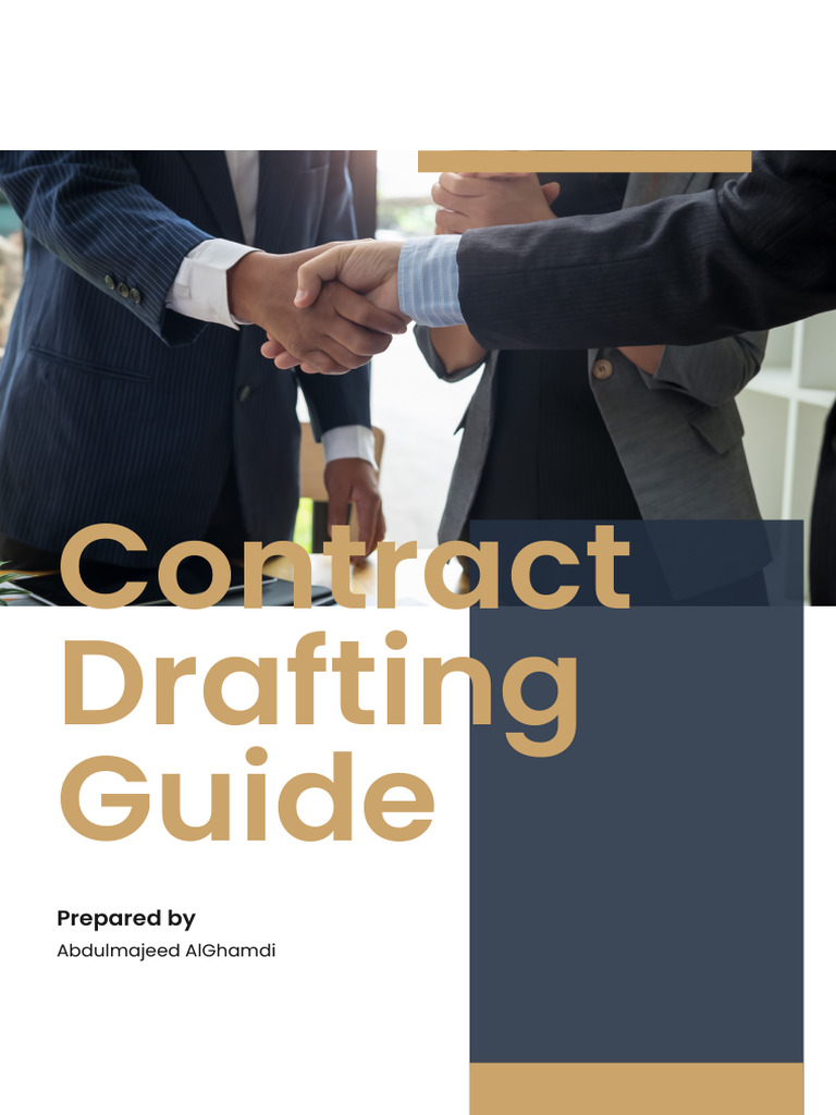 Contract Drafting Essentials Guide | PDF | English Language | Word