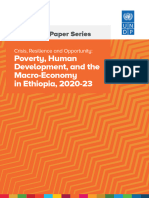 Poverty,Human Development and the Macro-Economy in Ethiopia,2020-23