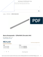 Item 7 - Barra Roscada Zincada - Gravia - $19,20