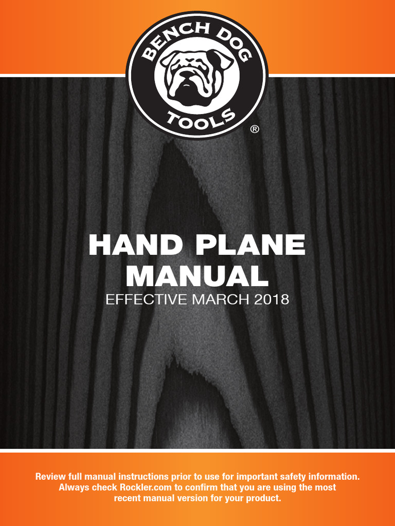 HandPlanesManual PDF Abrasive Crafts