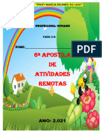 6 Apostila DE Atividades Remotas: NOME