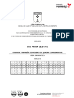 Vunesp 2023 Esfcex Oficial Informatica Gabarito