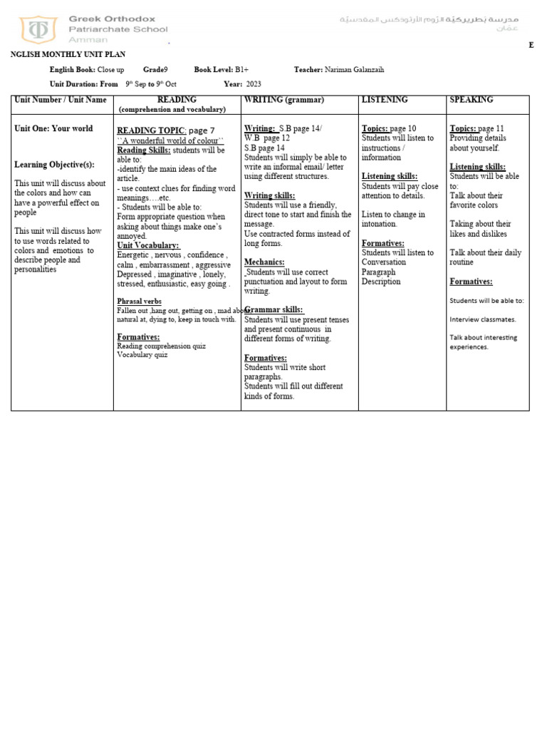 monthly-plan-9thgrade-neriman-pdf-english-language-reading