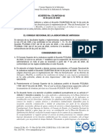 Acuerdo CSJANTA20-62
