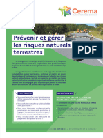 Cerema Brochure CT Prevenir Gerer Risques Naturels Terrestres