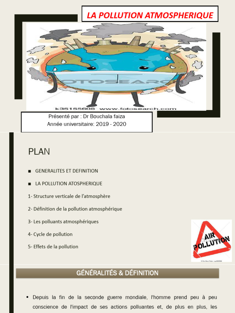 Comprendre la pollution atmosphérique | PDF | Pollution de l'air ...