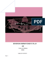 Business Improvement Plan OF: Evelyn Cris P. Belisario Beed2