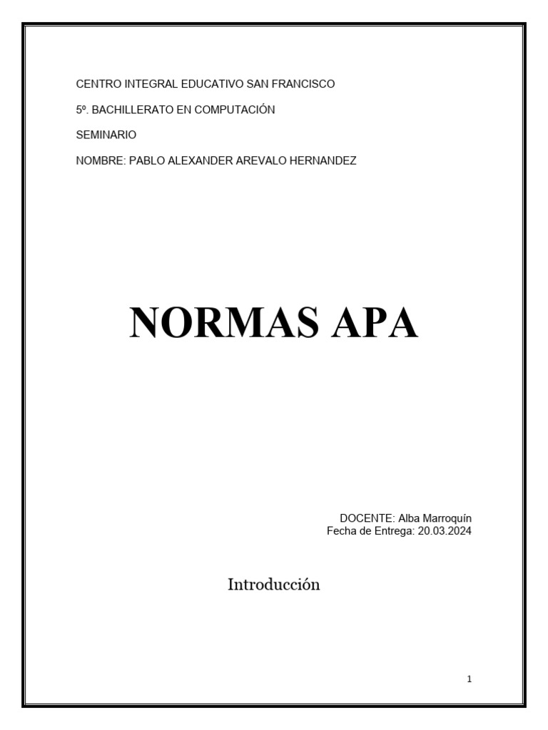 Normas APA: Guía Completa y Actualizada | PDF | Estilo apa | Escritura