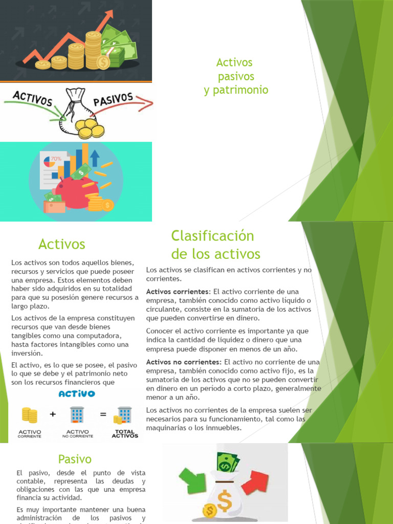 Activos, Pasivos y Patrimonio Empresarial | PDF | Business | Bienes (Ley)