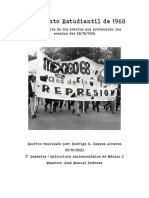 Análisis Del Movimiento Estudiantil de 1968 - 2 de Octubre