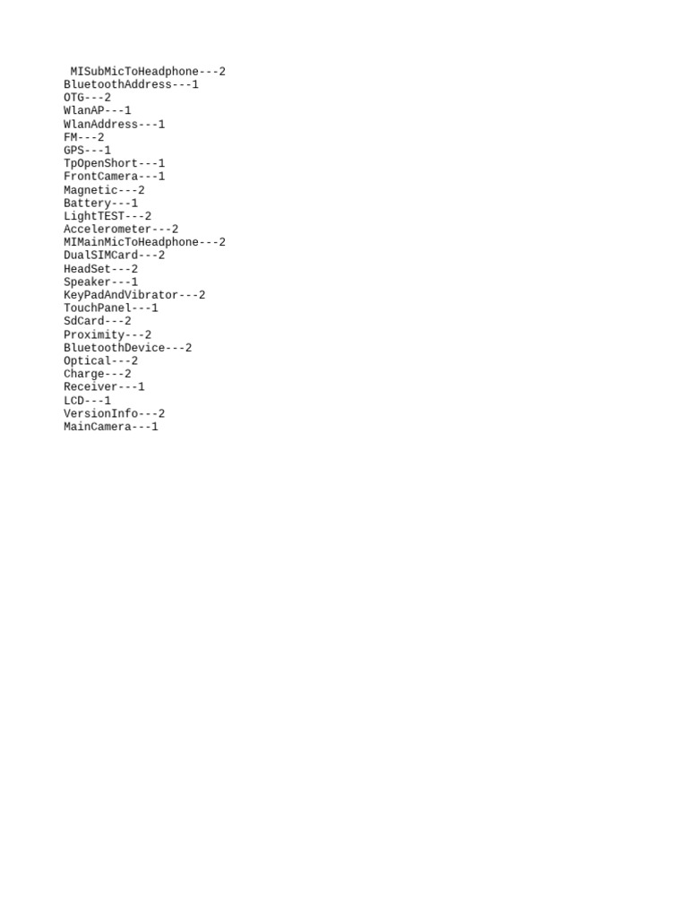 Device Feature Checklist and Testing Guide | PDF | Technology & Engineering