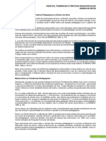 PDF CONHECIMENTOS ESPECIFICOS - Didática, Tendências e Práticas Pedagógicas No Ensino de Artes