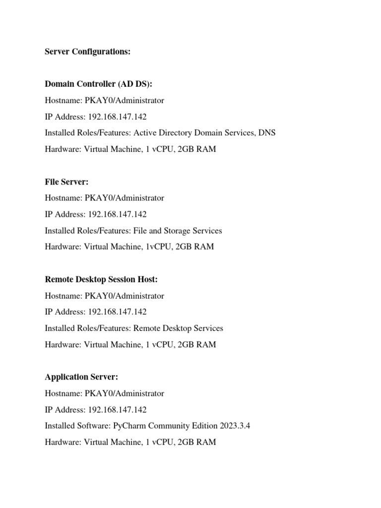 Multi-Server Configuration Overview | PDF | Remote Desktop Services ...