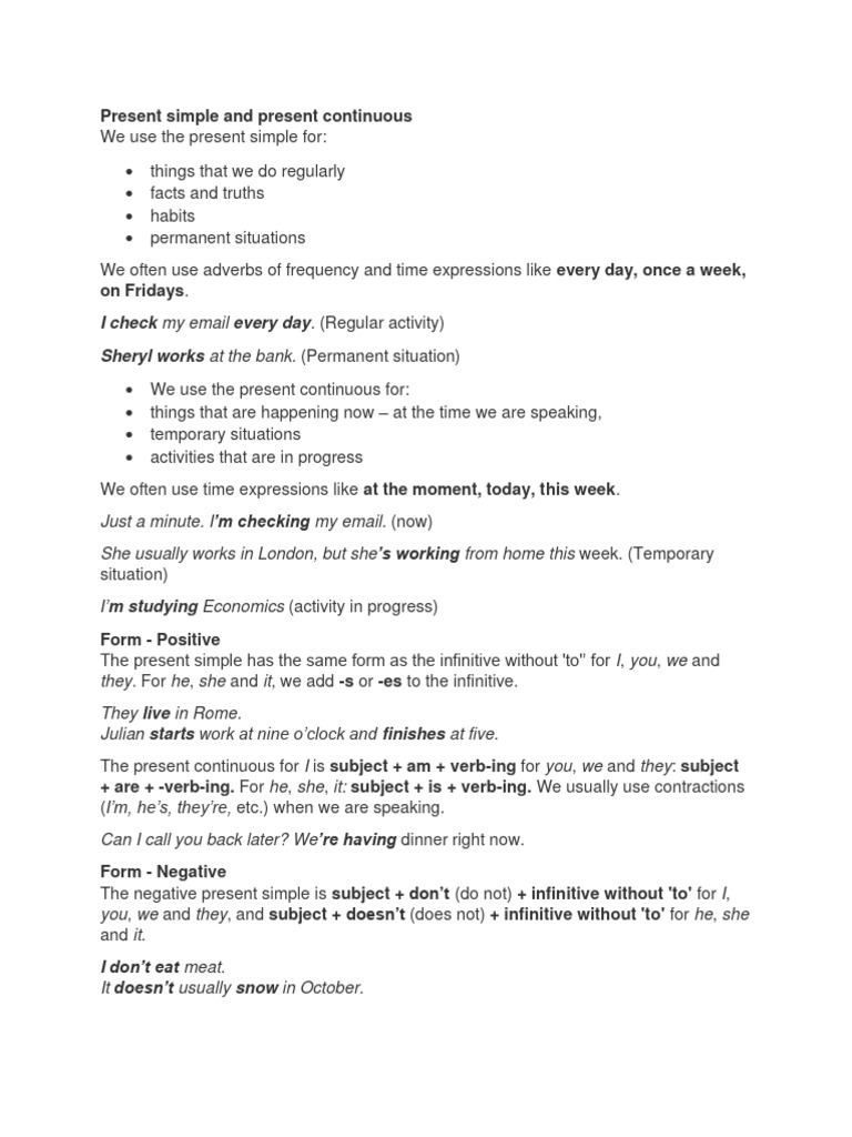 Tenses Pdf Verb Linguistic Morphology