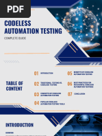 Codeless Automation Testing Guide