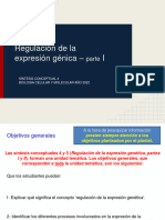 SC4 - Regulación de La Expresión Génica Parte I