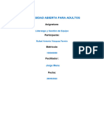 Tarea 6 de Liderazgo y Gestión de Equipos