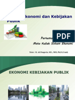 Pertemuan 2 - Sistem Ekonomi Dan Kebijakan Publik