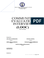 Community Evaluation