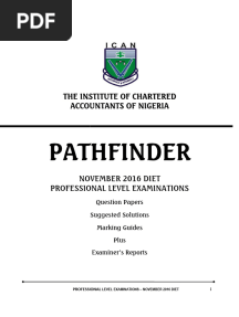 Pathfinder November 2016 Professional