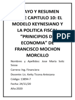 El Modelo Keynesiano y la Politica Fiscal Economia