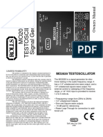 Rolls MO2020 Oscillator Manual & Schematic