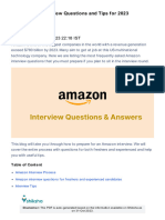 Top Amazon Interview Questions and Tips For 2023: Updated On Sep 30, 2023 22:18 IST