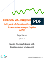 Introduction À MPI - Message Passing Interface