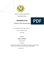 Cover Page Business Plan