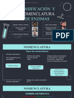 Equipo 5 Clasificación y Nomenclatura de Enzima