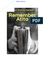 GI1 Remember Atita by Jackee Budesta Batanda (Reading A2)