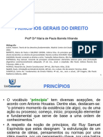 Princípios Gerais Do Direito: Prof DR Maíra de Paula Barreto Miranda