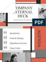 Template de PPT Modern Abstract Company Internal Deck