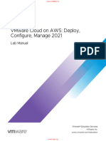VMware Cloud On AWS - Deploy Configure Manage 2021 Lab Manual