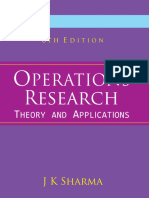 Operations Research Theory and Applications by J. K. Sharma Z