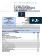 Policía Nacional Del Ecuador: Dirección Nacional de Administración de Talento Humano