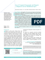 Comparison of Computed Tomography and Magnetic Resonance Imaging As A Diagnostic Tool For Maxillofacial Space Infections