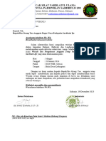 Surat Izin Tempat Pengukuhan Anggota Tetap Sardhulo Ijo Fic