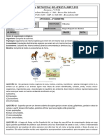 Atividade Avaliativa - 6º 4ºB