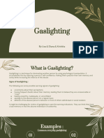 PSHE Gaslighting Presentation