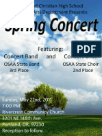 5-22 Concert Poster