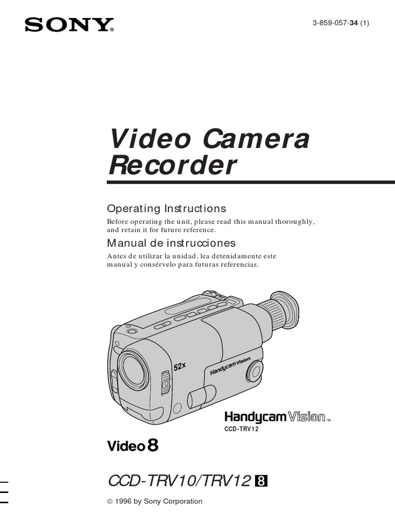 Video Cámara Recorder | PDF | Medios de comunicación en masa ...