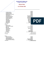 Balance Sheet Rafif