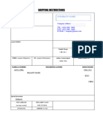 Formulir Pengiriman Barang 1