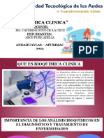 "Bioquimica Clinica": Docente: Mg. Caterine Soto de La Cruz Estudiantes