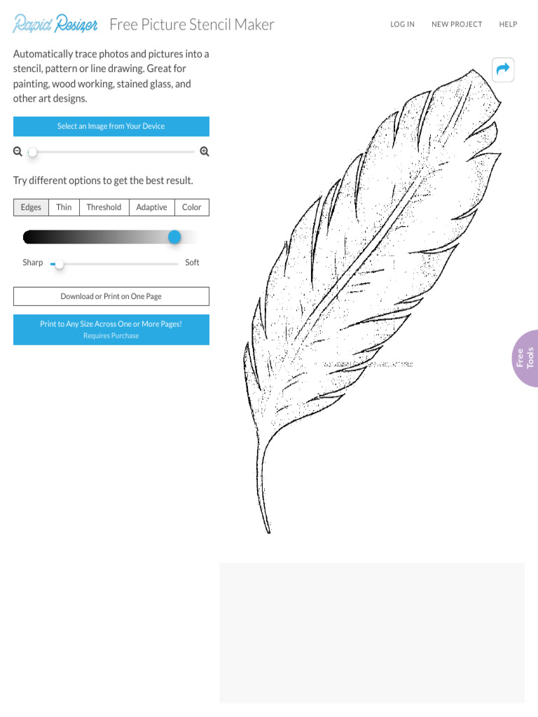 Free Picture Stencil Maker | PDF