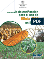 Estudio de Zonificación para El Uso de Maiz GM en Bolivia. 2020