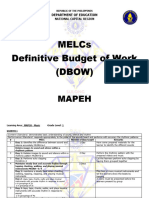 Mapeh Dbow 1