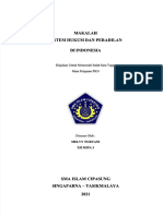 PDF Makalah Sistem Hukum Dan Peradilan Di Indonesia Compress