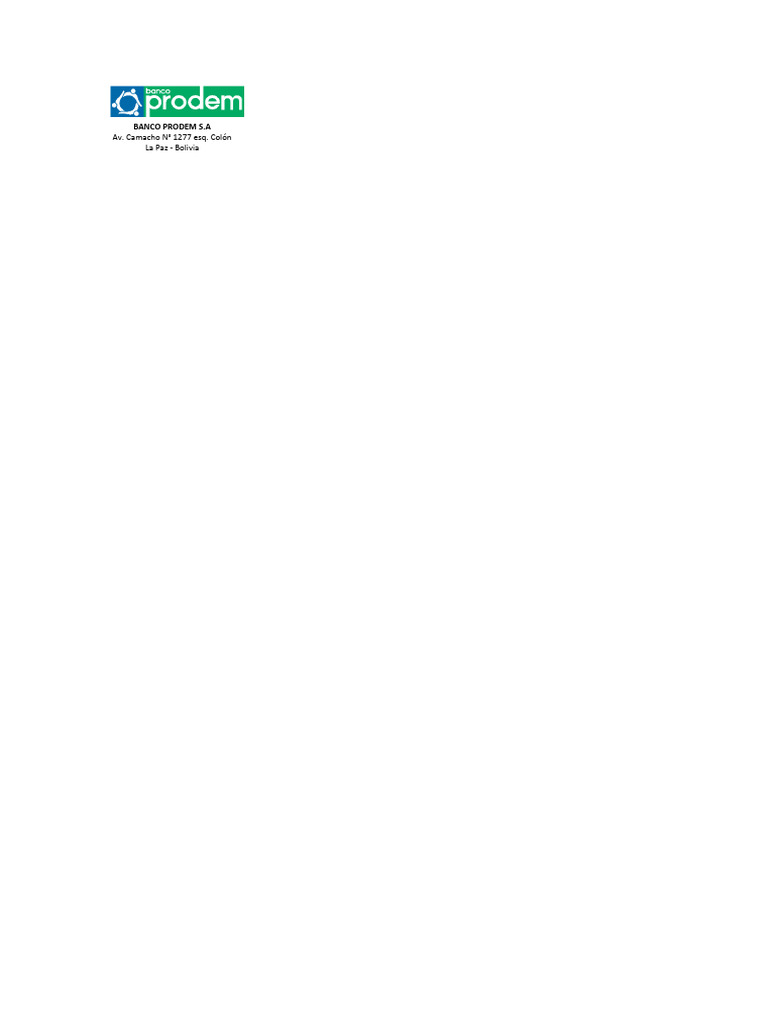 Logo Prodem | PDF